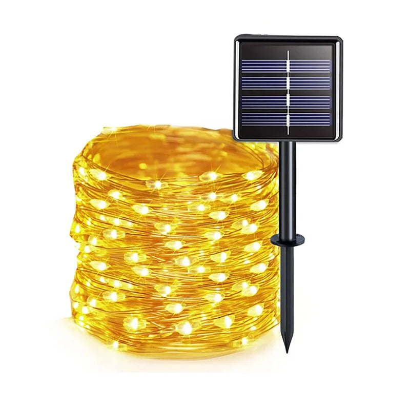 Solar Powered Outdoor Fairy String Lights