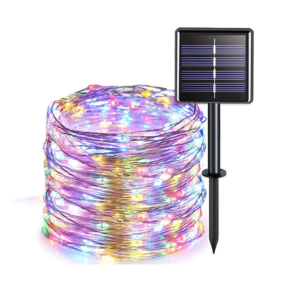 Solar Powered Outdoor Fairy String Lights