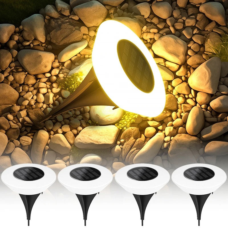 360° LED Solar Powered Ground Lamp