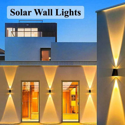 Solar Powered Up-and-Down Wall Light