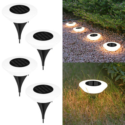 360° LED Solar Powered Ground Lamp